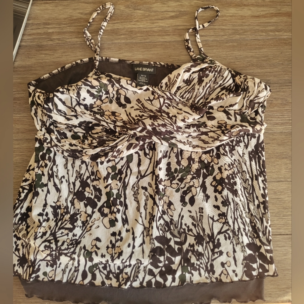 LANE BRYANT strappy tank